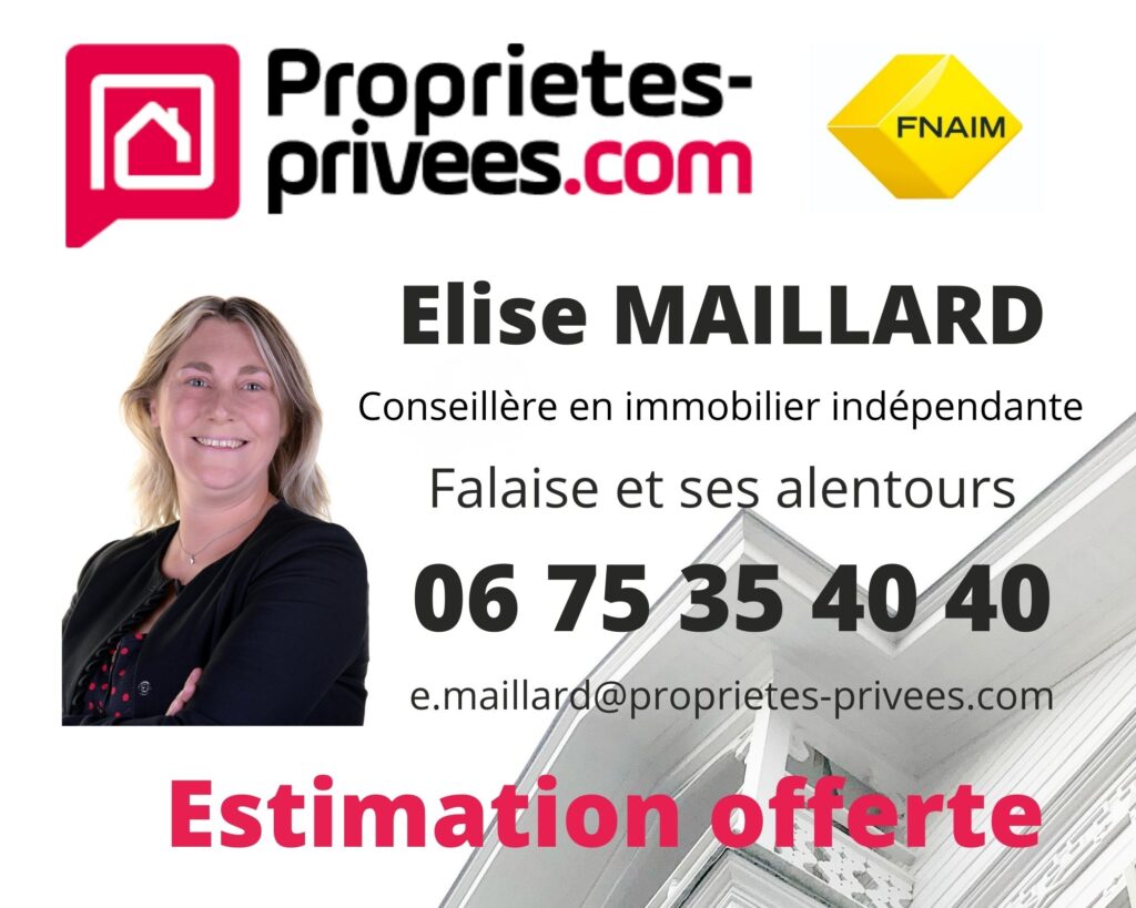 Elise Maillard conseillère achat et vente immobilier sur Falaise et alentours, proprietesprivees.com